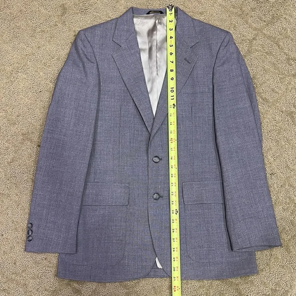Giuseppe Rosato Italian Classic 80’s Retro Throwback Grey Sports coat Blazer